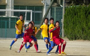 サッカー　対菊華高校